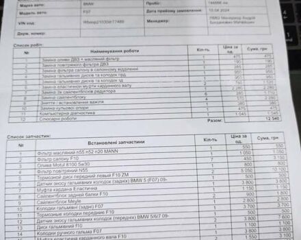 Білий БМВ 5 Серія ГТ, об'ємом двигуна 2.98 л та пробігом 150 тис. км за 15000 $, фото 39 на Automoto.ua