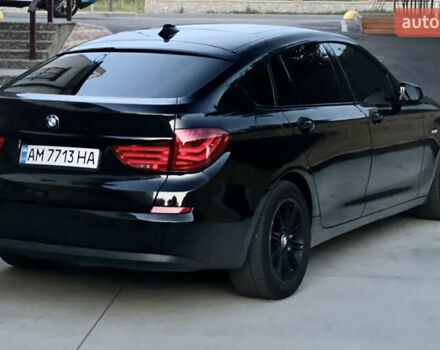 Черный БМВ 5 Серия ГТ, объемом двигателя 2.99 л и пробегом 370 тыс. км за 13699 $, фото 2 на Automoto.ua