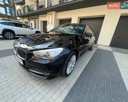 Черный БМВ 5 Серия ГТ, объемом двигателя 2.98 л и пробегом 216 тыс. км за 13999 $, фото 2 на Automoto.ua