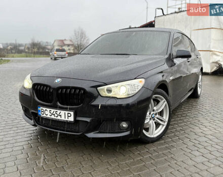 Черный БМВ 5 Серия ГТ, объемом двигателя 3 л и пробегом 270 тыс. км за 22800 $, фото 3 на Automoto.ua