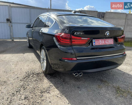 Черный БМВ 5 Серия ГТ, объемом двигателя 2 л и пробегом 194 тыс. км за 22300 $, фото 5 на Automoto.ua