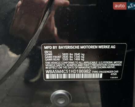 Чорний БМВ 5 Серія ГТ, об'ємом двигуна 3 л та пробігом 113 тис. км за 21500 $, фото 42 на Automoto.ua