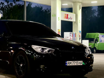 Черный БМВ 5 Серия ГТ, объемом двигателя 2.99 л и пробегом 370 тыс. км за 13699 $, фото 1 на Automoto.ua