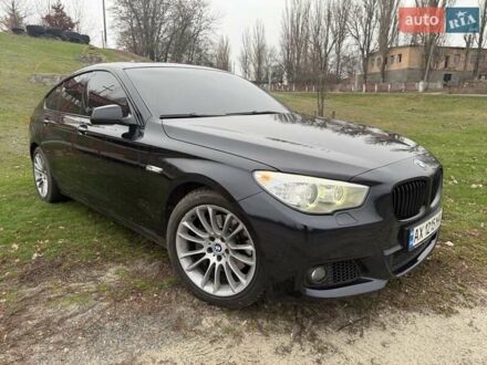 Черный БМВ 5 Серия ГТ, объемом двигателя 3 л и пробегом 165 тыс. км за 20000 $, фото 1 на Automoto.ua