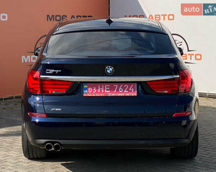 Синій БМВ 5 Серія ГТ, об'ємом двигуна 3 л та пробігом 229 тис. км за 19900 $, фото 3 на Automoto.ua