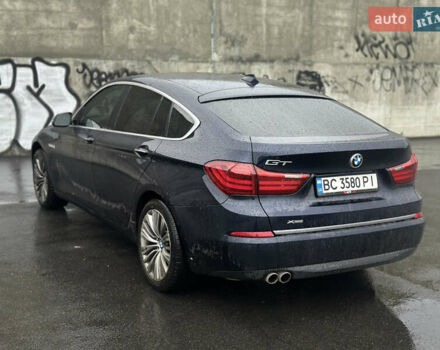 Синий БМВ 5 Серия ГТ, объемом двигателя 3 л и пробегом 192 тыс. км за 22500 $, фото 3 на Automoto.ua