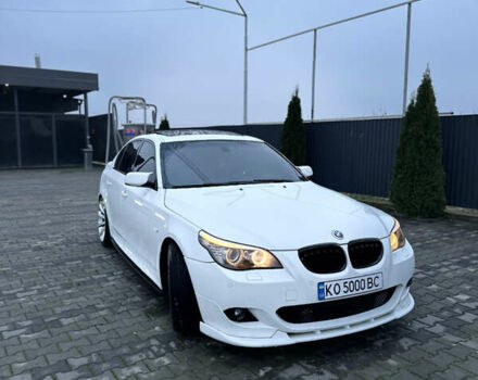 Белый БМВ 5 Серия, объемом двигателя 2 л и пробегом 315 тыс. км за 13800 $, фото 1 на Automoto.ua
