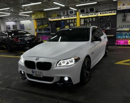 Белый БМВ 5 Серия, объемом двигателя 3 л и пробегом 190 тыс. км за 16600 $, фото 2 на Automoto.ua