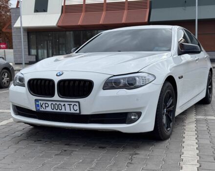 Белый БМВ 5 Серия, объемом двигателя 2 л и пробегом 180 тыс. км за 13300 $, фото 1 на Automoto.ua