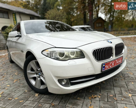 Белый БМВ 5 Серия, объемом двигателя 2 л и пробегом 125 тыс. км за 13499 $, фото 1 на Automoto.ua