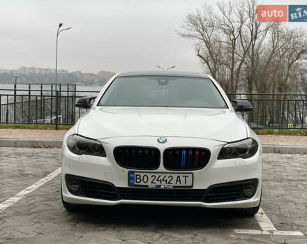 Белый БМВ 5 Серия, объемом двигателя 2 л и пробегом 133 тыс. км за 17100 $, фото 1 на Automoto.ua