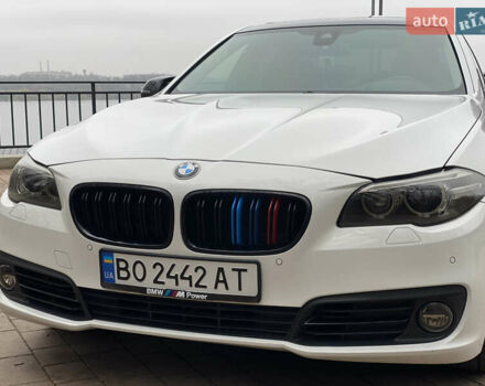 Белый БМВ 5 Серия, объемом двигателя 2 л и пробегом 133 тыс. км за 17100 $, фото 6 на Automoto.ua