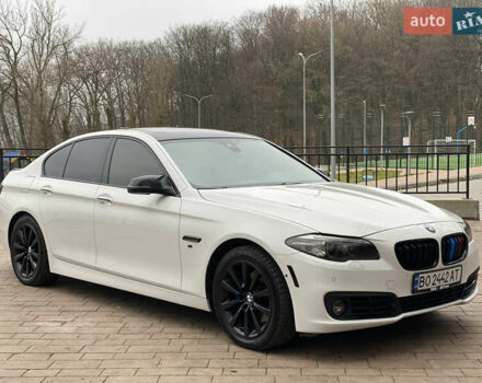 Белый БМВ 5 Серия, объемом двигателя 2 л и пробегом 133 тыс. км за 17100 $, фото 12 на Automoto.ua