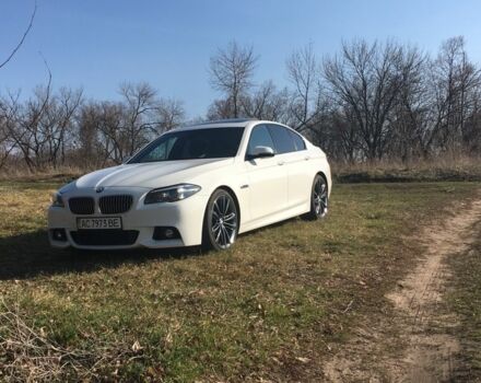 Белый БМВ 5 Серия, объемом двигателя 3 л и пробегом 180 тыс. км за 19600 $, фото 1 на Automoto.ua