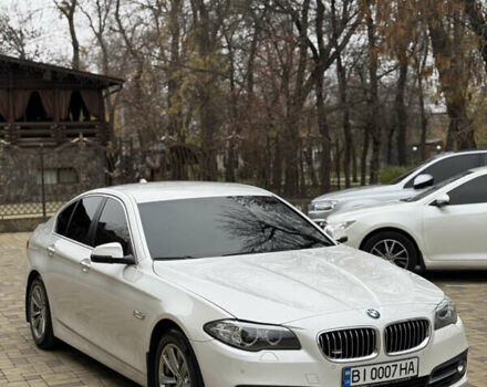 Белый БМВ 5 Серия, объемом двигателя 2 л и пробегом 110 тыс. км за 21000 $, фото 1 на Automoto.ua