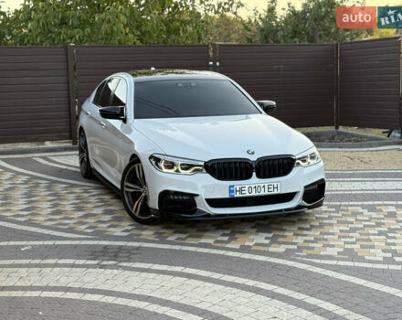 Белый БМВ 5 Серия, объемом двигателя 3 л и пробегом 163 тыс. км за 31500 $, фото 1 на Automoto.ua