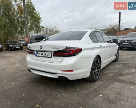 Белый БМВ 5 Серия, объемом двигателя 3 л и пробегом 132 тыс. км за 31500 $, фото 5 на Automoto.ua