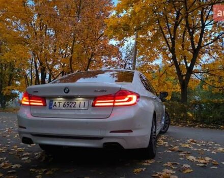 Белый БМВ 5 Серия, объемом двигателя 3 л и пробегом 211 тыс. км за 26900 $, фото 5 на Automoto.ua