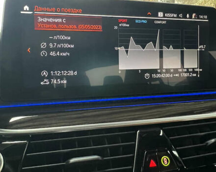 Белый БМВ 5 Серия, объемом двигателя 3 л и пробегом 17 тыс. км за 53500 $, фото 12 на Automoto.ua