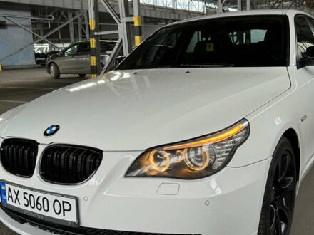 БМВ 5 Серия 2008 в Харькове на Automoto.ua Белый БМВ 5 Серия, объемом двигателя 2.5 л и пробегом 270 тыс. км за 9500 $, фото 1 на Automoto.ua