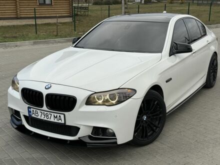Белый БМВ 5 Серия, объемом двигателя 2 л и пробегом 170 тыс. км за 15000 $, фото 1 на Automoto.ua
