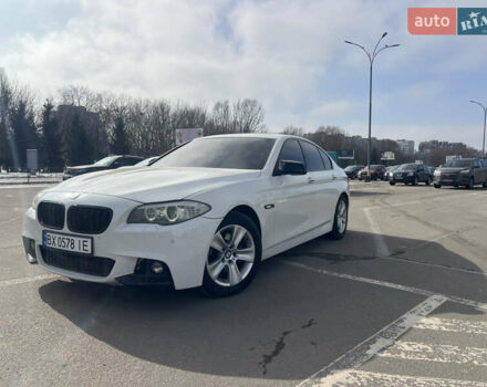 Белый БМВ 5 Серия, объемом двигателя 2 л и пробегом 229 тыс. км за 12699 $, фото 1 на Automoto.ua