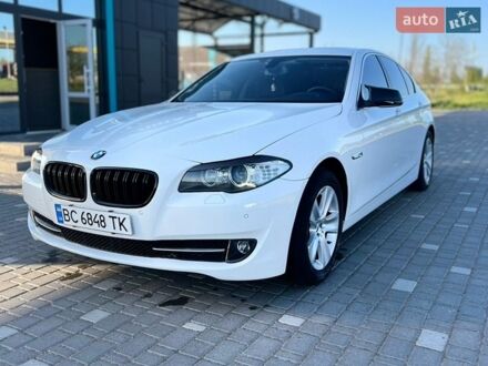 Белый БМВ 5 Серия, объемом двигателя 2 л и пробегом 154 тыс. км за 15200 $, фото 1 на Automoto.ua