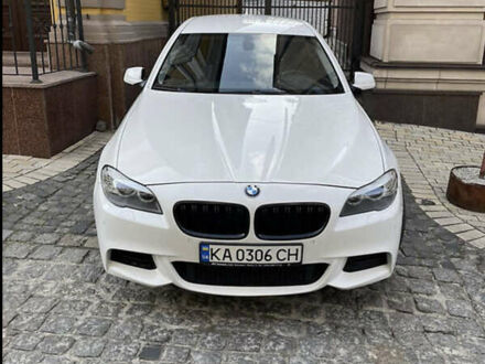 Белый БМВ 5 Серия, объемом двигателя 2 л и пробегом 150 тыс. км за 14000 $, фото 1 на Automoto.ua