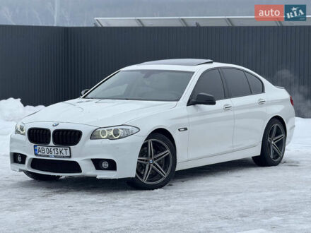 Белый БМВ 5 Серия, объемом двигателя 2 л и пробегом 210 тыс. км за 13700 $, фото 1 на Automoto.ua