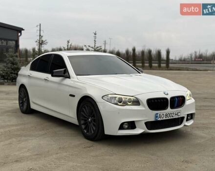 Белый БМВ 5 Серия, объемом двигателя 2.99 л и пробегом 129 тыс. км за 14200 $, фото 1 на Automoto.ua