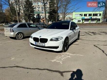 Белый БМВ 5 Серия, объемом двигателя 2 л и пробегом 203 тыс. км за 14500 $, фото 1 на Automoto.ua