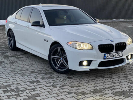 Белый БМВ 5 Серия, объемом двигателя 2 л и пробегом 210 тыс. км за 13499 $, фото 1 на Automoto.ua