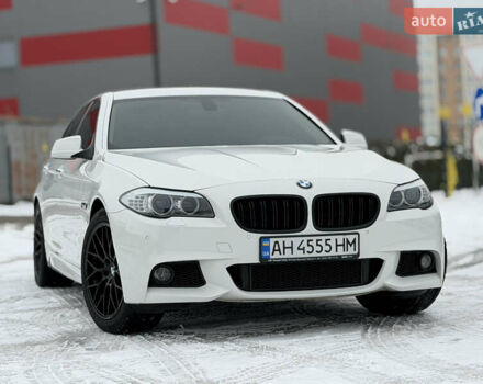 Білий БМВ 5 Серія, об'ємом двигуна 2 л та пробігом 142 тис. км за 13700 $, фото 1 на Automoto.ua