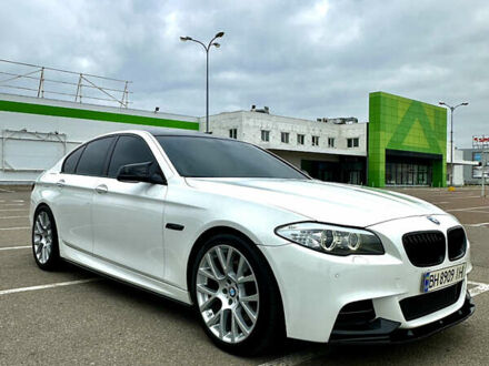 Белый БМВ 5 Серия, объемом двигателя 2 л и пробегом 124 тыс. км за 17500 $, фото 1 на Automoto.ua