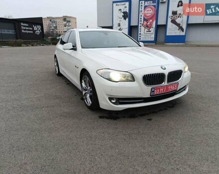 Белый БМВ 5 Серия, объемом двигателя 2 л и пробегом 223 тыс. км за 11500 $, фото 1 на Automoto.ua