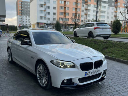 Білий БМВ 5 Серія, об'ємом двигуна 3 л та пробігом 201 тис. км за 14499 $, фото 1 на Automoto.ua