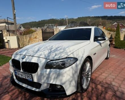Белый БМВ 5 Серия, объемом двигателя 3 л и пробегом 203 тыс. км за 15500 $, фото 1 на Automoto.ua