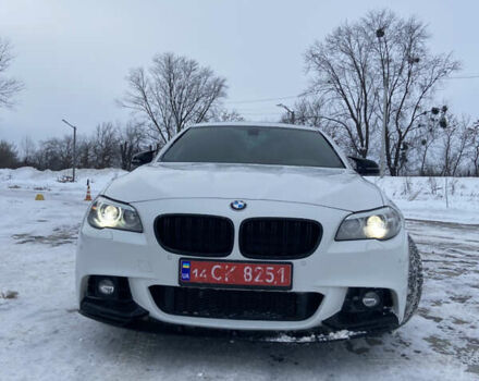 Белый БМВ 5 Серия, объемом двигателя 2 л и пробегом 214 тыс. км за 13400 $, фото 1 на Automoto.ua