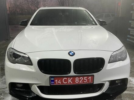 Белый БМВ 5 Серия, объемом двигателя 2 л и пробегом 217 тыс. км за 14200 $, фото 1 на Automoto.ua