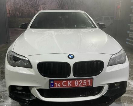 Белый БМВ 5 Серия, объемом двигателя 2 л и пробегом 217 тыс. км за 14200 $, фото 1 на Automoto.ua