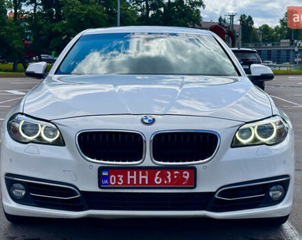 Белый БМВ 5 Серия, объемом двигателя 2 л и пробегом 235 тыс. км за 13900 $, фото 1 на Automoto.ua