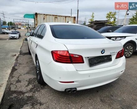 Белый БМВ 5 Серия, объемом двигателя 2 л и пробегом 161 тыс. км за 10250 $, фото 1 на Automoto.ua