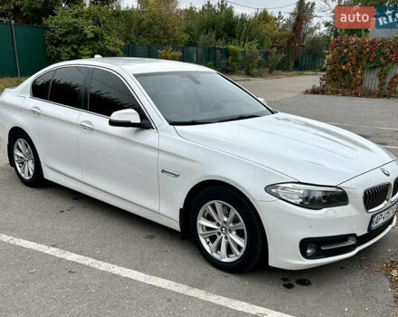 Белый БМВ 5 Серия, объемом двигателя 2 л и пробегом 203 тыс. км за 14800 $, фото 1 на Automoto.ua