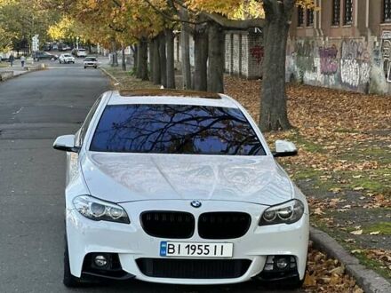 Белый БМВ 5 Серия, объемом двигателя 3 л и пробегом 273 тыс. км за 22000 $, фото 1 на Automoto.ua