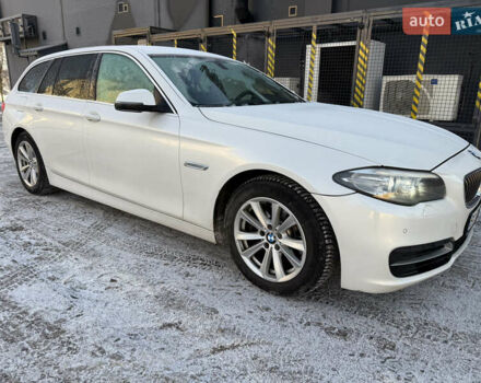 Белый БМВ 5 Серия, объемом двигателя 2 л и пробегом 251 тыс. км за 13799 $, фото 1 на Automoto.ua