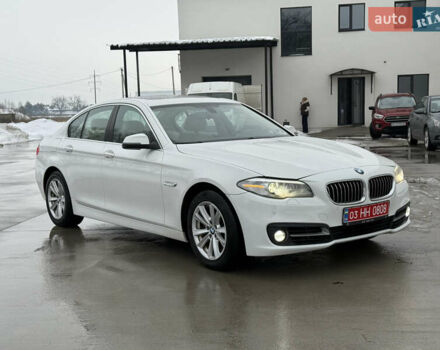 Белый БМВ 5 Серия, объемом двигателя 2 л и пробегом 221 тыс. км за 13650 $, фото 1 на Automoto.ua
