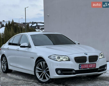 Белый БМВ 5 Серия, объемом двигателя 2 л и пробегом 175 тыс. км за 15200 $, фото 1 на Automoto.ua