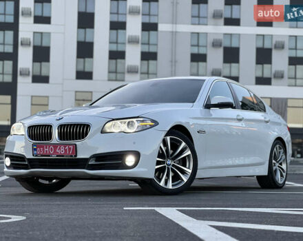 Белый БМВ 5 Серия, объемом двигателя 2 л и пробегом 175 тыс. км за 14700 $, фото 1 на Automoto.ua
