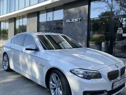 Белый БМВ 5 Серия, объемом двигателя 2 л и пробегом 151 тыс. км за 11900 $, фото 1 на Automoto.ua