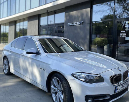 Белый БМВ 5 Серия, объемом двигателя 2 л и пробегом 151 тыс. км за 11900 $, фото 1 на Automoto.ua